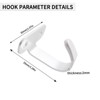 Phiestina Thickened Stainless Steel Hooks for Kitchen, Bathroom & More - 2 of 4