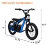 Electric Dirt Bike, 360W, Adjustable Speeds 6.84/11.81/15.53 MPH, Kids Electric Bikes 6-12, 16" Off-Road Wheel - 3 of 4