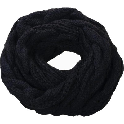 Zuppad Womens Thick Ribbed Knit Winter Infinity Circle Loop Scarf