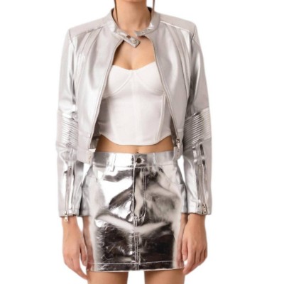Women's Cindy Racer Jacket - AMYLYNN