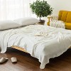 Attop All-Season Breathable Gauze Cotton Throw Blanket - 50"x70" Large Size, Soft Lightweight for Couch & Bed - 3 of 4