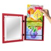 Americanflat Front Loading Kids Art Frame in Apple Red, 8.5x11 Picture Frame with Mat and 10x12.5 Without Mat, Kids Artwork Frames Changeable Display - 3 of 4