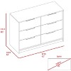 Sapphtopaz 3-Drawer Dresser for Bedroom Superior Top Drawers Cabinet Chest of Drawers Closet Organizers and Storage for Hallway, Living Room - 4 of 4
