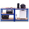 Tangkula Adjustable Heavy Duty 4/5 Level Garage Tool Shelf Storage 1600lb/2000lb Capacity - 2 of 4