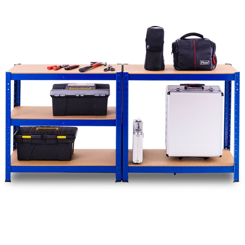 Tangkula Adjustable Heavy Duty 4/5 Level Garage Tool Shelf Storage 1600lb/2000lb Capacity, 2 of 11