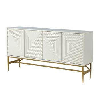 Uirich 65'' Wide Modern Sideboard Storage Cabinet with Adjustable Shelves| KARAT HOME