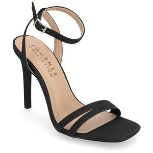 Journee Collection Womens Yevva Ankle Strap Stiletto Open Toe Pumps - 1 of 4