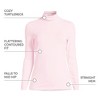 Lands' End Women's Lightweight Jersey Skimming Long Sleeve Turtleneck - 4 of 4