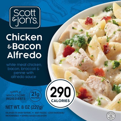 Scott & Jon's Frozen Chicken & Bacon Alfredo - 8oz