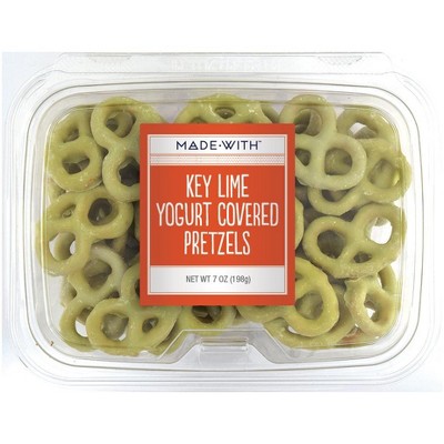 Made With Pretzels Yogurt Covered Key Lime - Pack of 15 - 7 oz
