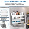Garage Storage Cabinets, Wall Mounted Steel Cabinets with Work Station - Adjustable Shelves, Small Storage Rack - 2 of 4