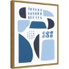 16" x 20" Cozy Cottage Blues II by Courtney Prahl Framed Wall Canvas - Amanti Art: Abstract Geometric, Modern Decor - 2 of 4