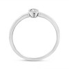 Silver 1/20 Cttw Diamond Marquise Shaped Promise Ring - 3 of 4