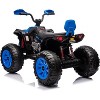 24V 2-Seater Kids Ride On ATV Car, Electric 4 Wheeler Off-Road Vehicle with Dual 550W Motors, LED Lights & Music - 2 of 4
