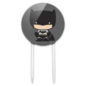 Batman Cute Chibi Character Acrylic Cake Topper - 1 of 4