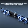 MOVSSOU 120W 5.0 Bluetooth Sound bar with Subwoofer Wireless Soundbar for Smart TV 32inch Split 2 in 1 Detachable TV Sound Bar - 2 of 4