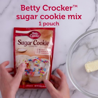 betty crocker sugar cookie mix instructions