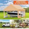GustoWave 13x20 FT Heavy Duty Carport, Portable Garage for Cars, Boats, Trucks - 3 of 4