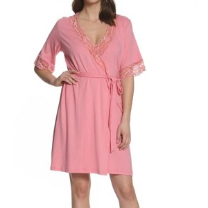 Women's Penelope Short Sleeve Robe - Twelve Eighty Eight - 1 of 2