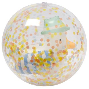 Sunnylife 3D Beach Ball - Sid The Seagull, 13" Confetti & Character Figure - 1 of 4