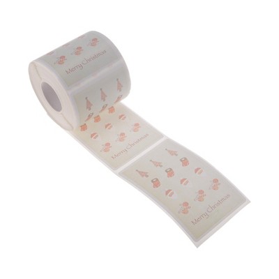 Unique Bargains Christmas Stickers for Ceramic Glass Metal Paper Plastic Peel Light Gray Blue 1Pcs