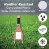 Big Dot of Happiness But First, Wine - Yard Sign and Outdoor Lawn Decorations - Wine Tasting Party Yard Signs - Set of 8 - 3 of 4