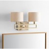 Catena Double Sconce - LIT4197 - Gold - Safavieh - 2 of 4