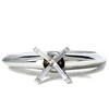 Pompeii3 Knife Edge Solitaire Engagement Ring Setting Mount 14K - 2 of 4