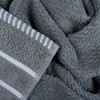 Hastings Home 100% Combed Cotton Rice Weave Towels, 6-Piece Set - Silver Gray - 3 of 4