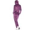 Women's Plus Size 2 Piece Velour Tracksuit Set Purple 3x - White Mark :  Target