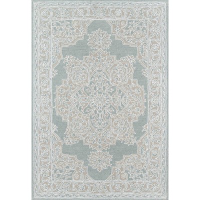 9'x12' Valencia Area Rug Light Blue - Momeni