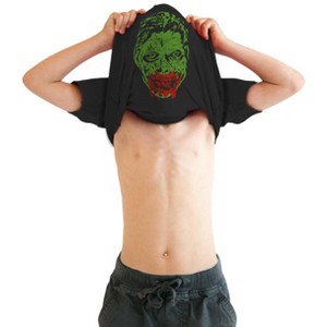 Youth Ask Me About My Zombie Disguise T shirt Funny Halloween Flip Disguise Tee - Crazy Dog Youth T Shirt - 1 of 4