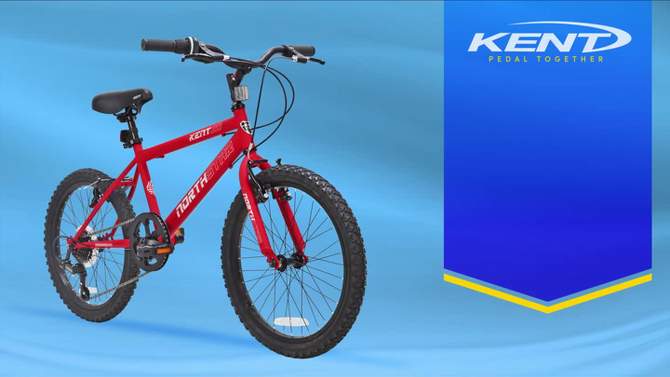 Kent Northstar 20&#34; Kids&#39; Mountain Bike - Red, 2 of 11, play video