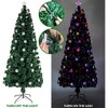 7ft 290 Branches Artificial Christmas Tree, Easy Setup,Pre-Lit Green Artificial Christmas Tree for Home, Party Decoration - 2 of 4
