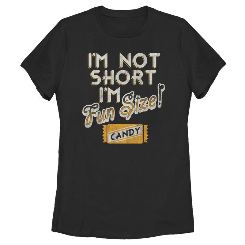 Women's Lost Gods Halloween Fun-Size Candy T-Shirt, 1 of 4
