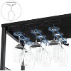 36'' Wine Storage Cabinet, Adjustable Shelves, Mesh Door & Baffle Design, Compact Liquor & Coffee Bar Cabinet for Kitchen, Dining Room - 4 of 4