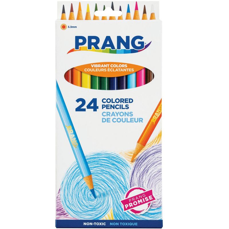 Prang Colored Pencils, Assorted Colors, Set of 24, 1 of 6