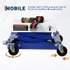 Acekool 450 lb Low Profile Transmission Jack, Adjustable 7"-23" Hydraulic Auto Jack, Casters, Wide Base, Vehicle Repair & Transmission Replacement - 3 of 4
