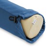Saloniture 30" x 6" Microfiber Pillow Case Cover for Massage Table Bolsters with Drawstring Closure - 2 of 4