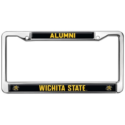 Wichita State University Alumni Design Full Size Standard License Plate Metal Frame