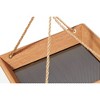 Birds Choice Spruce Creek Collection Hanging Tray Novelty Bird Feeders 3" Natural Teak - 3 of 4