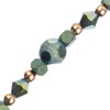 Crystal Lane DIY Designer 7in Bead Strand Glass, Metal and Hematite Blue Assorted - 2 of 4