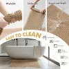 ACEPANO 2-Piece Set of Non-Slip, Washable Waffle Weave Bathroom Mats for Bathroom Floors-Brown - 3 of 4