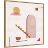 Amanti Art 22"x22" Mi Casa I by Lisa Audit Framed Canvas Wall Art Print : Modern Style, Polystyrene Frame, Lithograph Medium - 2 of 4
