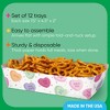 Big Dot of Happiness Valentine Hearts Paper Food Trays, Disposable Food Boats for Pastel Galentine's & Valentine's Double-Sided Meal Holders - 12 Ct - 3 of 4