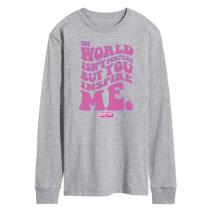 Men's - Barbie - You Inspire Me Long Sleeve Graphic T-Shirt - 1 of 4
