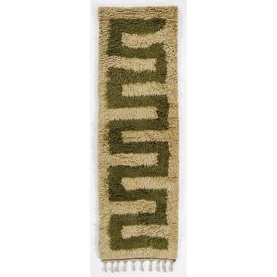 Momeni Neo Greek Key Geometric Handwoven Rug Green