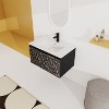 48''/24"/30"W Floating Wall-Mounted Bathroom Vanity with Unique Pattern Finish & Soft-Close Cabinet Door 4S - ModernLuxe - 3 of 4