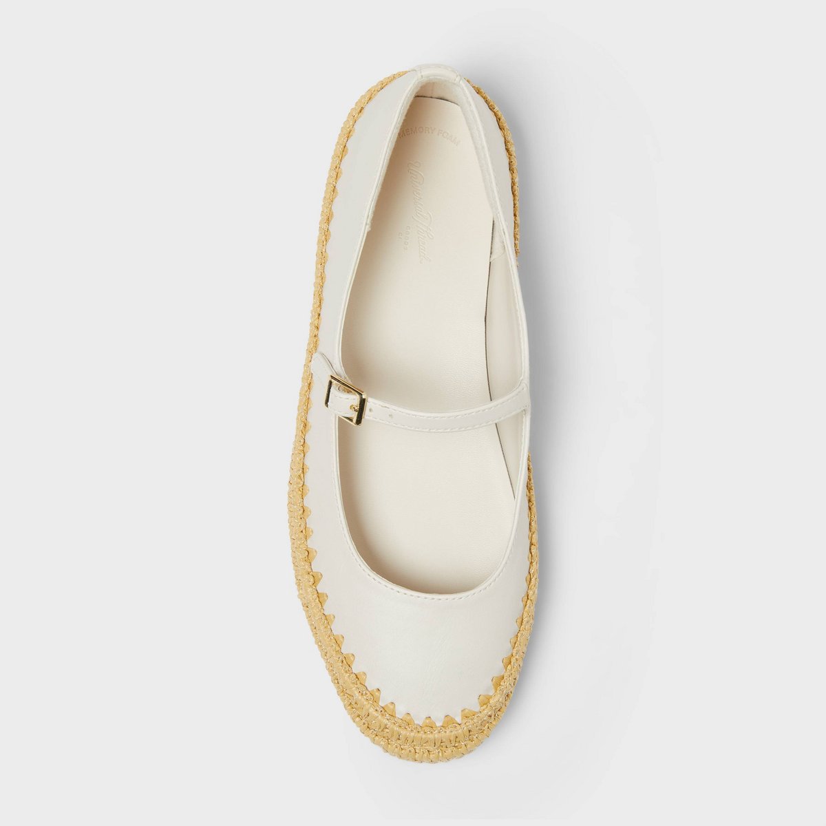 Обувь Universal Thread Women’s Bea Flats with Memory Foam Insole - Universal Thread™ 6 Cream — фото 3