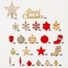 70 Ct Christmas Ball Ornaments, Shatterproof Christmas Tree Ornament Hanging Decorations for Xmas Tree Decor, Holiday, Party, Wedding - 4 of 4